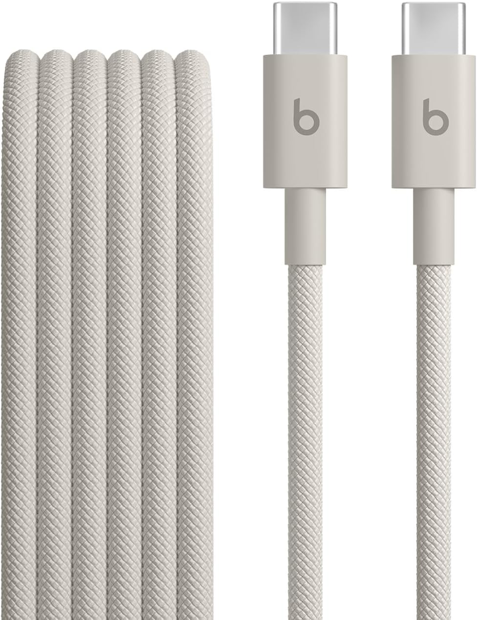 Product image of Beats USB-C to USB-C Woven Cable Fast Charging Durable/Tangle-Free Compatible Charger for Apple & Android Devices (1.5 m, 5 ft) - Surge Stone