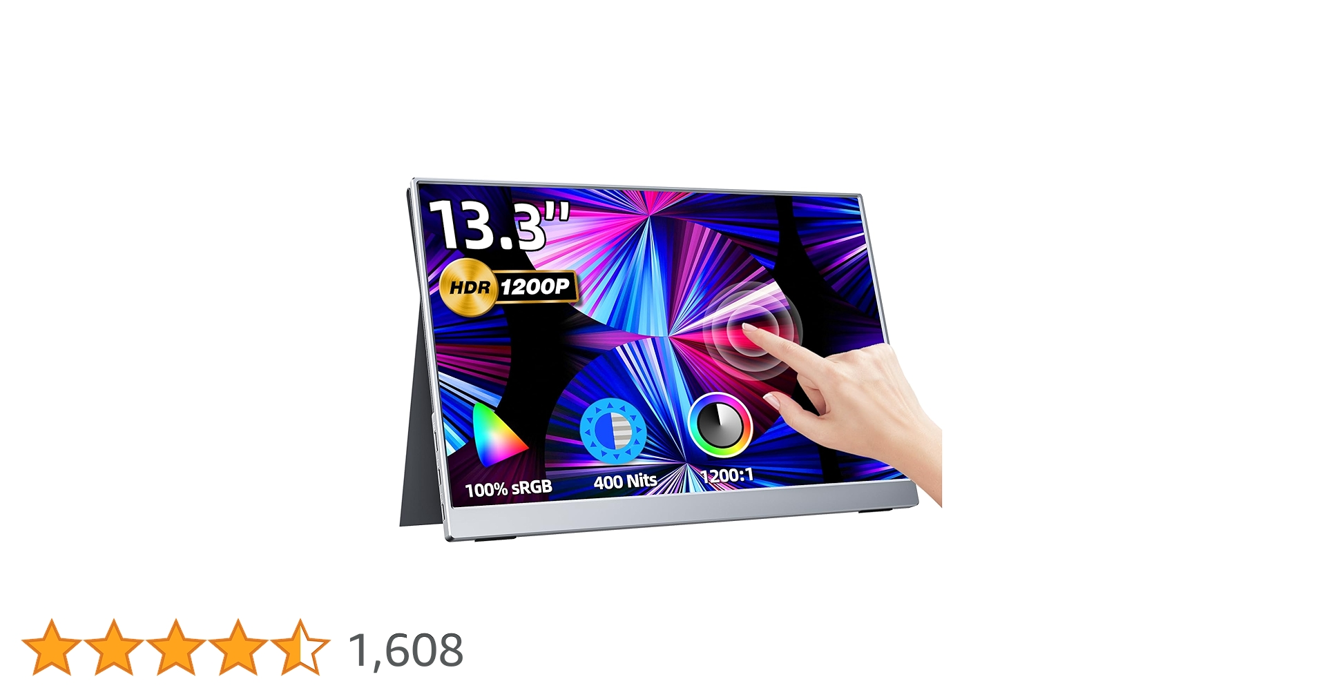 Amazon.co.jp: Kksmart NK-133T Mobile Monitor, 13.3 inch Touch