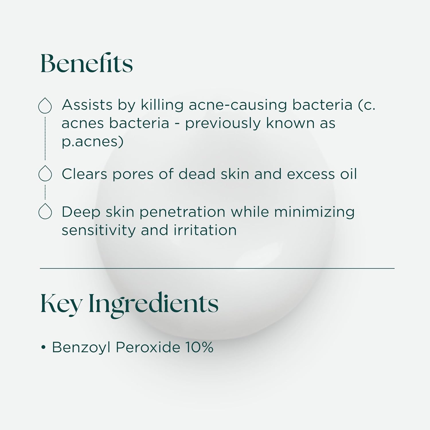 Marini SkinSolutions Benzoyl Peroxide Acne Treatment Lotion 5% - Targets & Treats Acne-Prone Skin - Clears Pores & Excess Oil - Made in the USA - 2 fl oz - Image 3