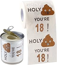Happy 18th Birthday Toilet Paper Roll 3-Ply Funny Birthday Gifts for Boys Son and Girls Novelty for Birthday Party Decorations Eighteenth 18 Party Supplies (18th Years)