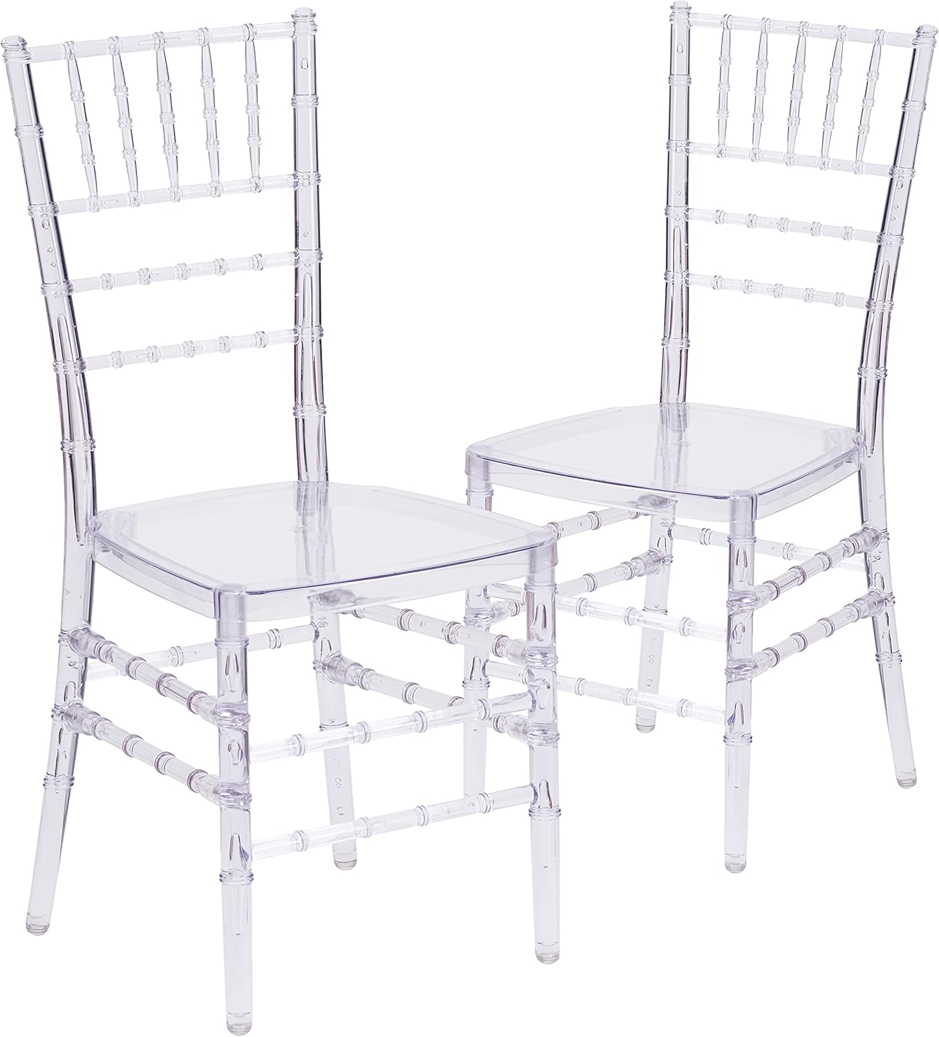 Flash Furniture Flash Elegance Crystal Ice Stacking Chiavari Chair