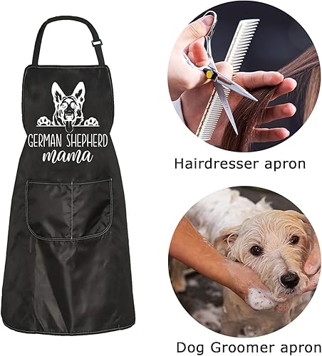 Miniatura 7 de ZJXHPO Delantal de pastor alemán para mamá, pastor alemán, amante de perros, delantal de peluquero de mascotas, regalo para amantes de los animales