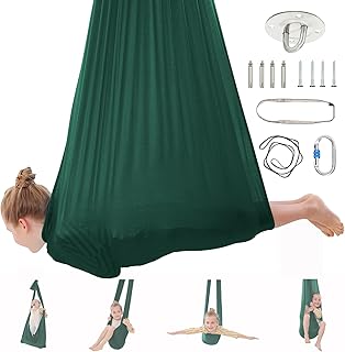 Sensory Swing Therapy Swing for Kids with Special Needs Cuddle Swing Indoor Outdoor Kids Swing, Adjustable Hammock Strap Accessories for Children with Autism, ADHD and Sensory Processing Disorders