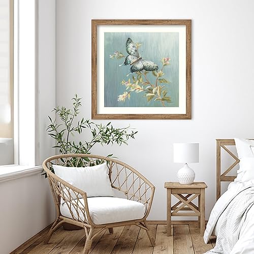 Miniatura 5 de Amanti Art Danhui Nai - Lienzo decorativo para pared, 36 x 36 pulgadas, detalle natural II azul por Danhui Nai, arte de pared de animales,