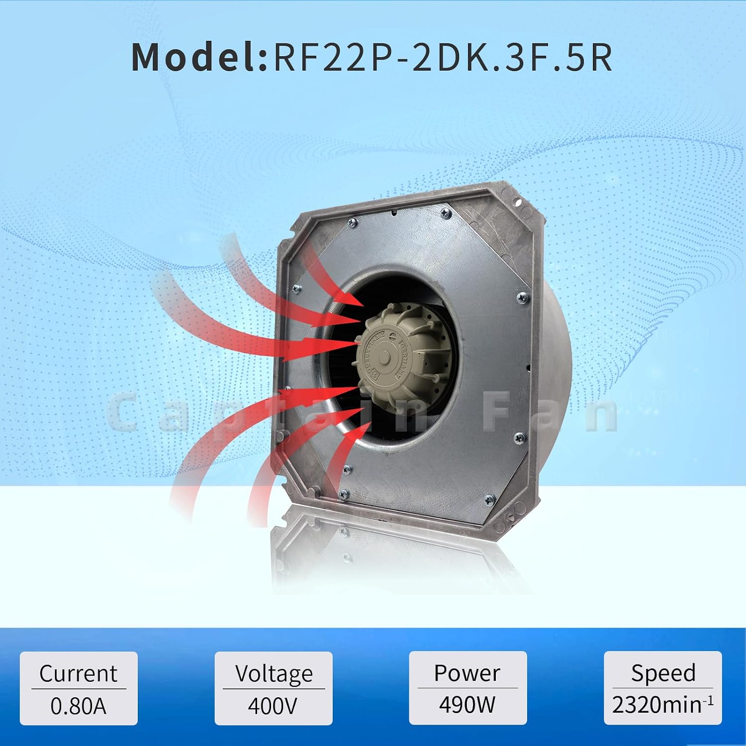 ZIEHL-ABEGG RF22P-2DK.3F.5R Centrifugal Fan Instruction Manual