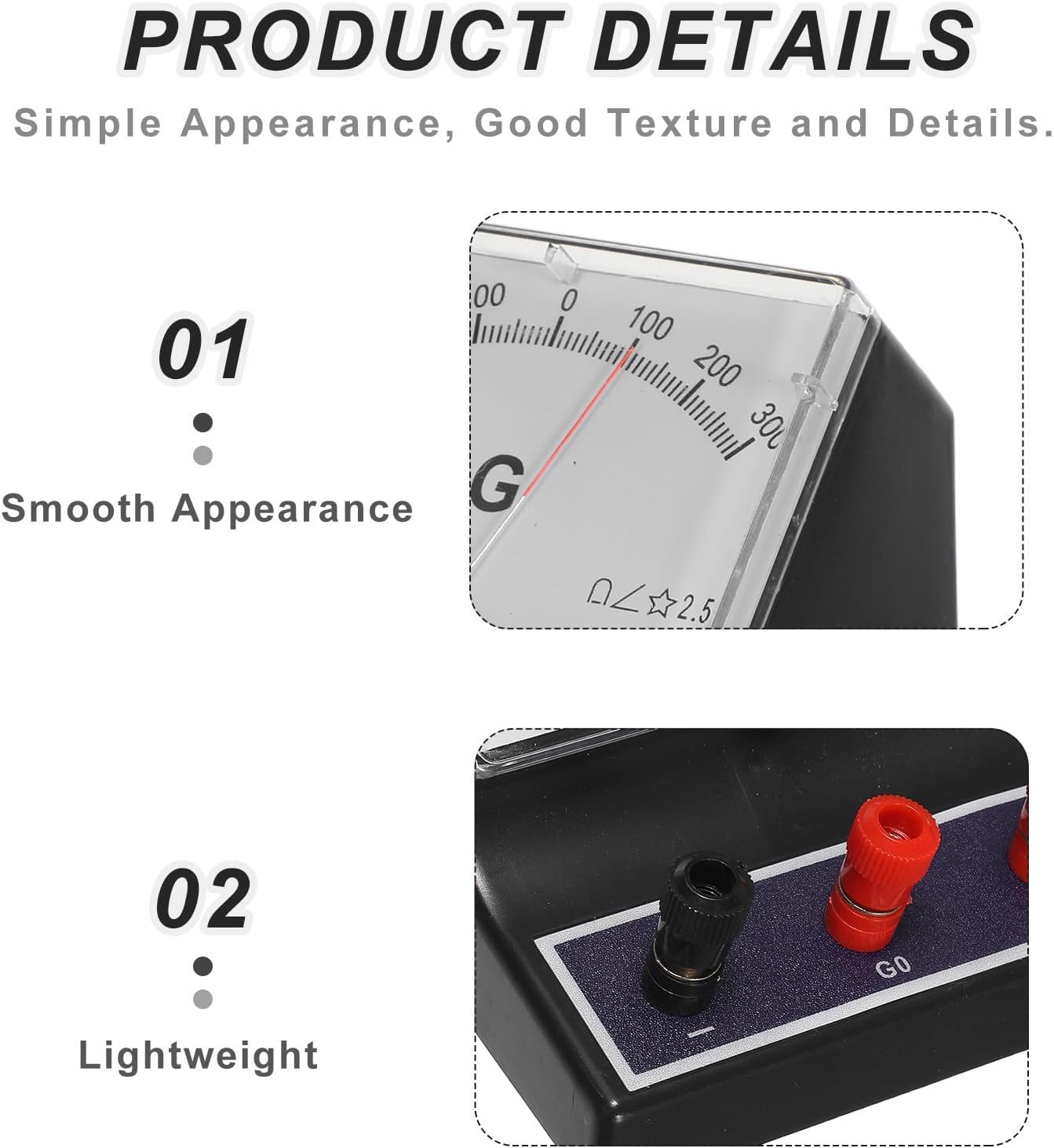 Sensitive Galvanometer with Dual Range Terminals, 30-0-30µa