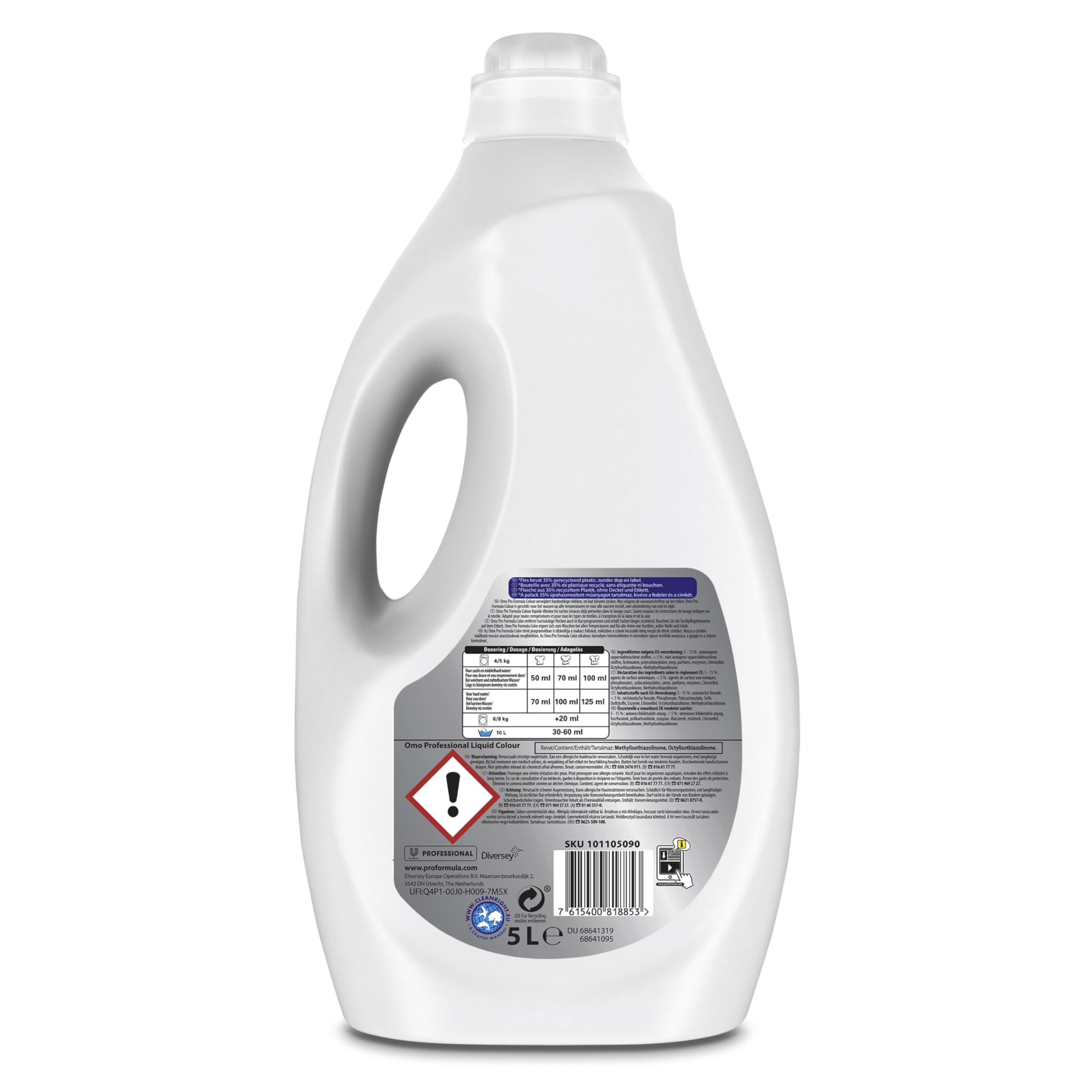 Pro Formula Omo Color Liquido 5L / 71 Lavaggi