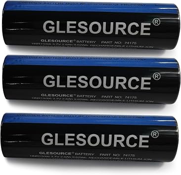 3.7V 74175 Flashlight Battery Compatible with 74175 Battery, Strion Flashlights, Strion HPL Flashlight 3 Pack