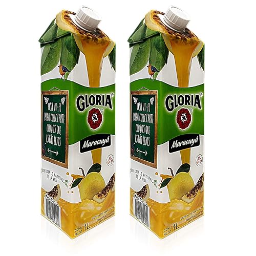 GLORIA Jugo de Maracuya 1 lt. - 2 Pack. /