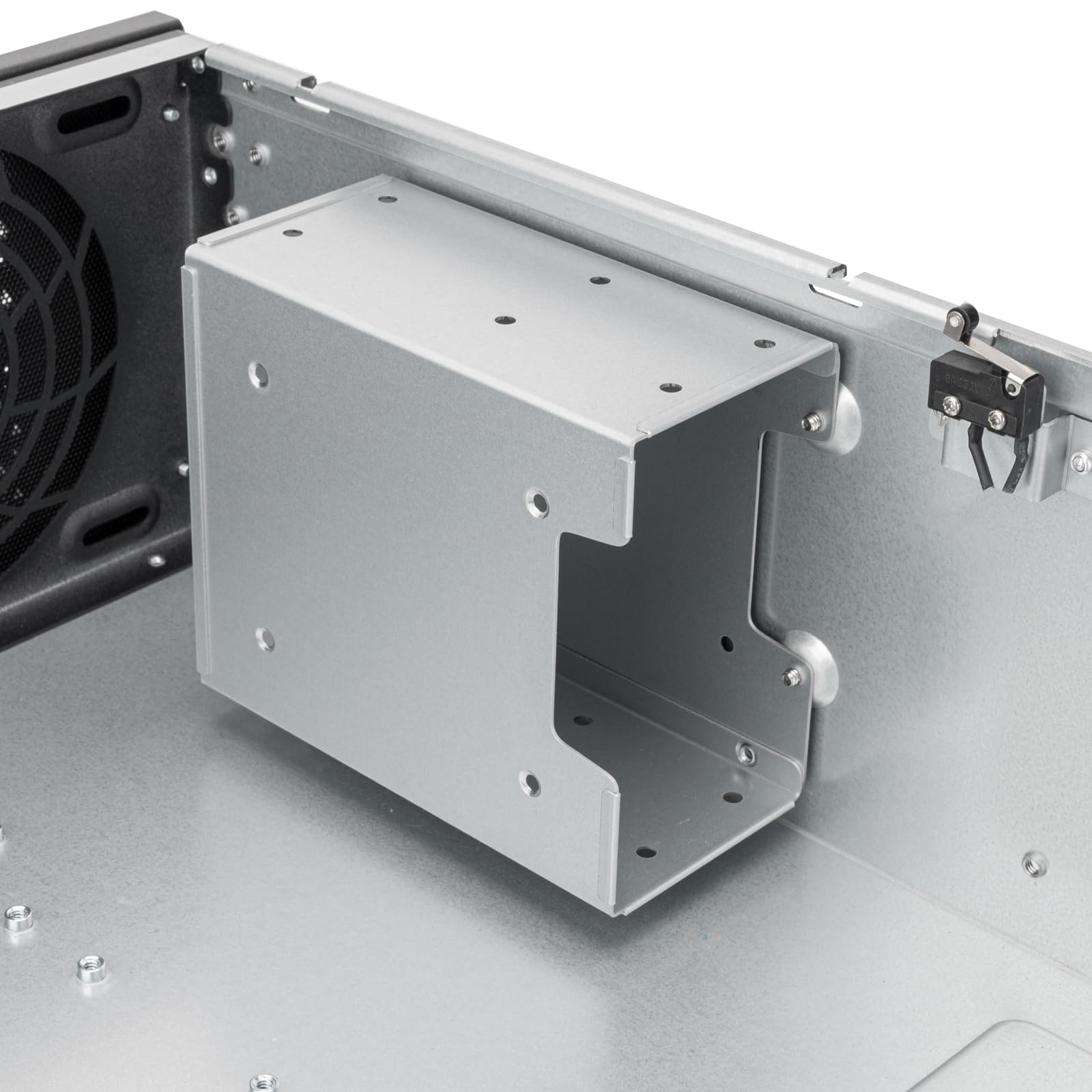 Silverstone RM31-MINI, Chasis de Servidor en Rack 3U con 8 Ranuras de expansión y Soporte para radiador de 360 mm, SST-RM31-MINI