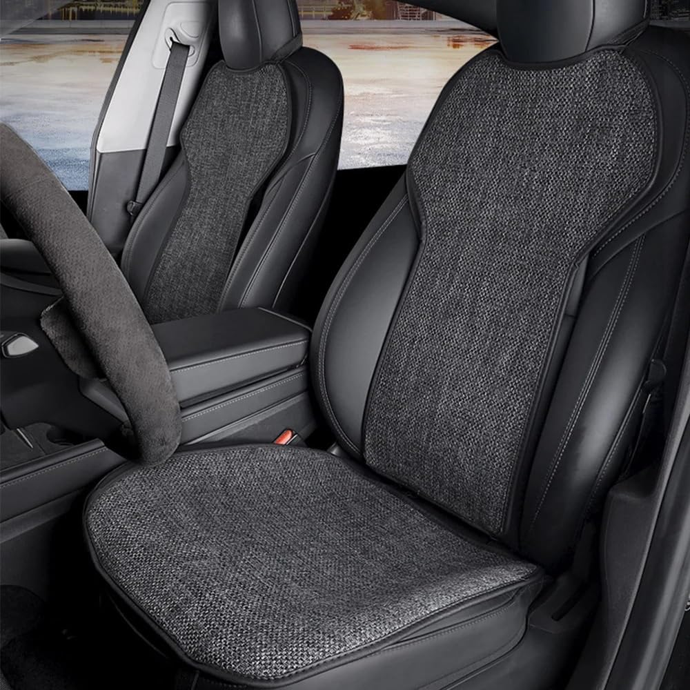 Funda Asientos Coche Funda de Asiento Cojín antisuciedad Antipatadas Blanco Negro Personalizado Transpirable Interior Decorativo Accesorios Coche(Flannel 022b)