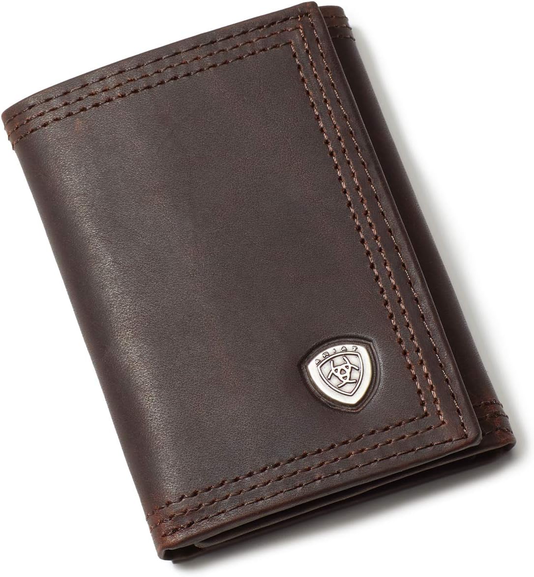ARIAT Men's Rowdy Tri-Fold Dark Copper, One Size