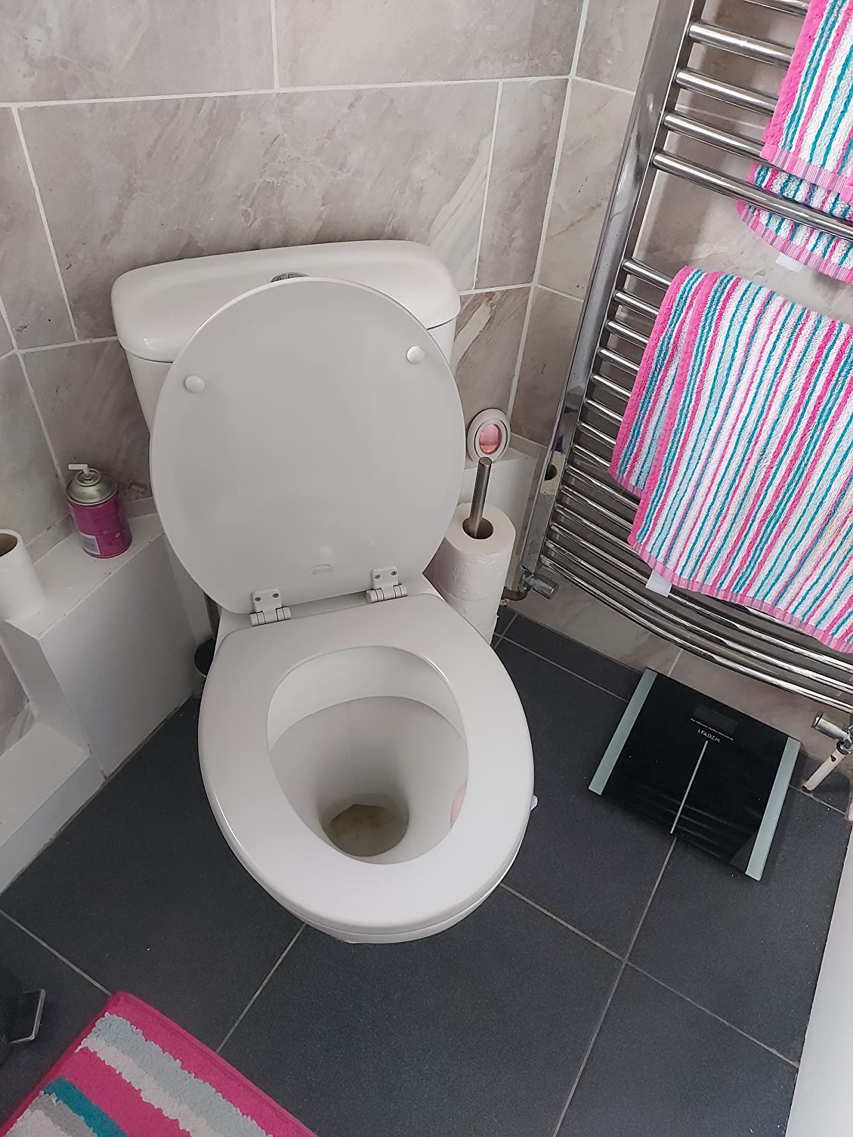 Bemis 5000ZAR492 Chicago Toilet Seat, Whisper Grey Amazon.co.uk DIY