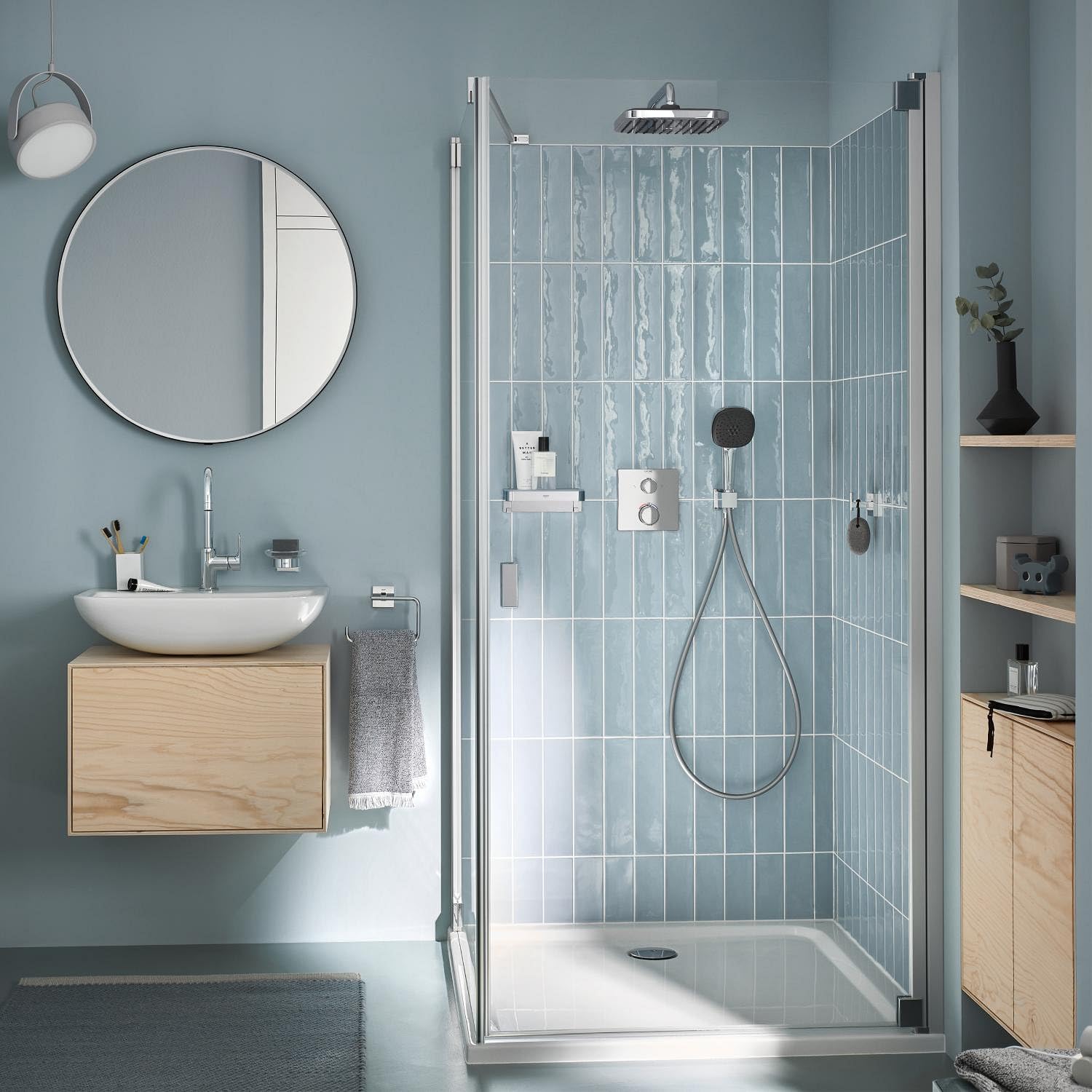GROHE QUICKFIX VitalioFlex Comfort Flessibile doccia 1500mm In metallo