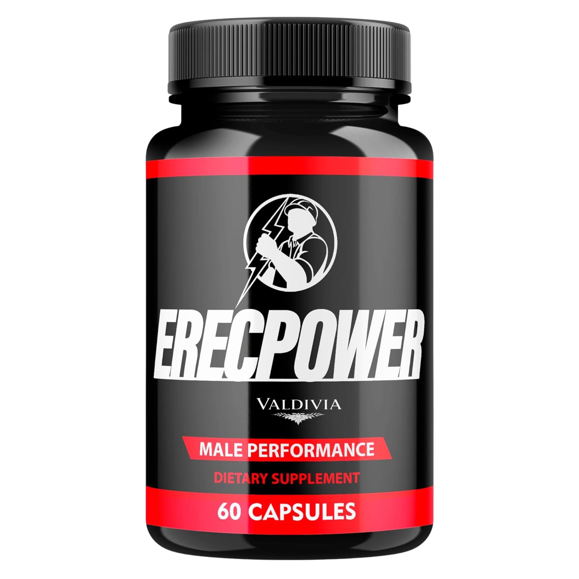 Erecpower Multivitamin Male Performance Capsules for Mens Health, Advanced Formula - 60 Capsules for 1 Month