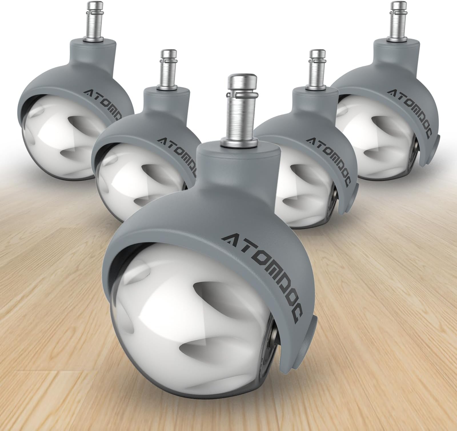 Miracle Caster! Extra Large Chair Wheels. 4" Set of Five