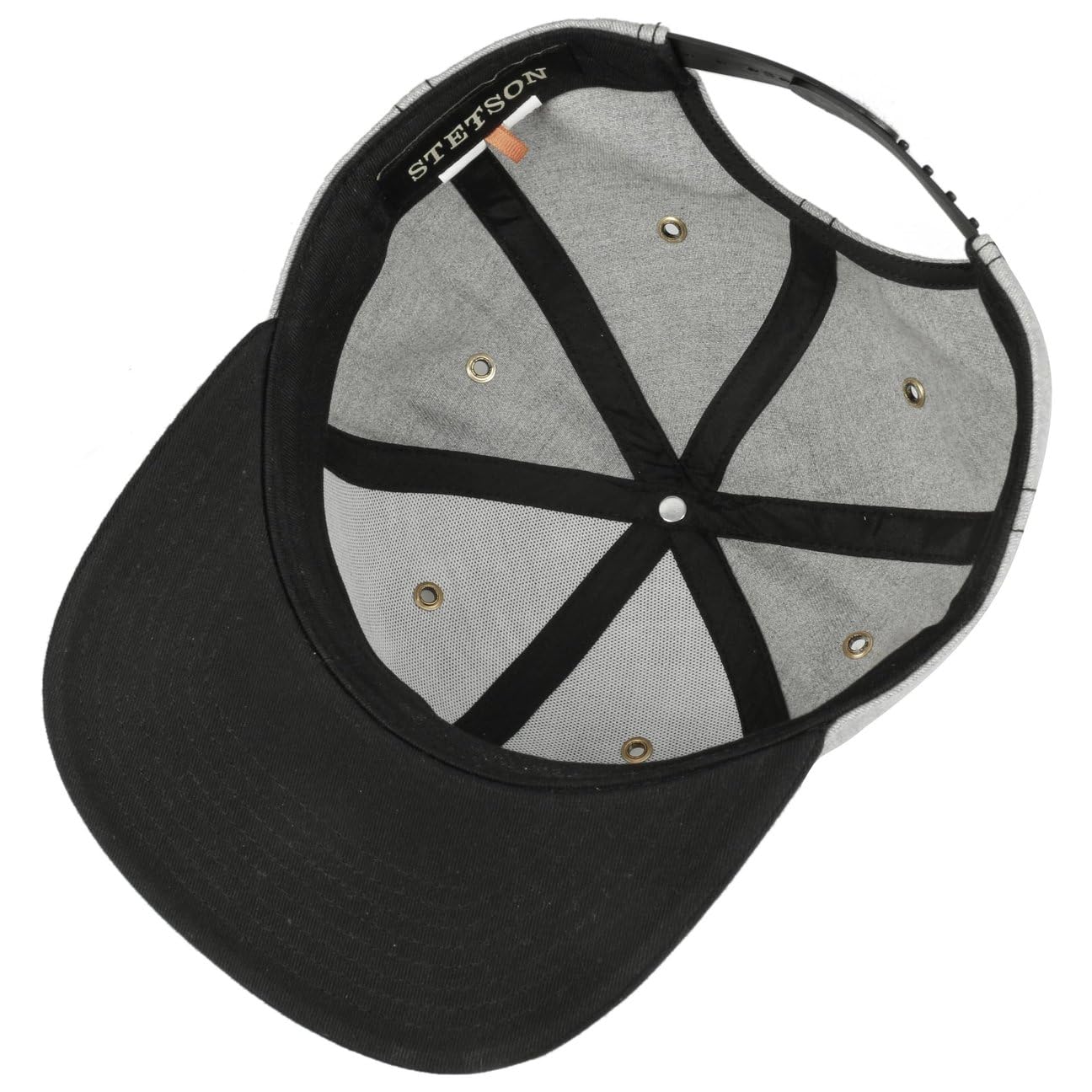 Stetson Lettering Flat Brim Cap Herren Aus 100% Baumwolle Gefüttert Frühjahr Sommer