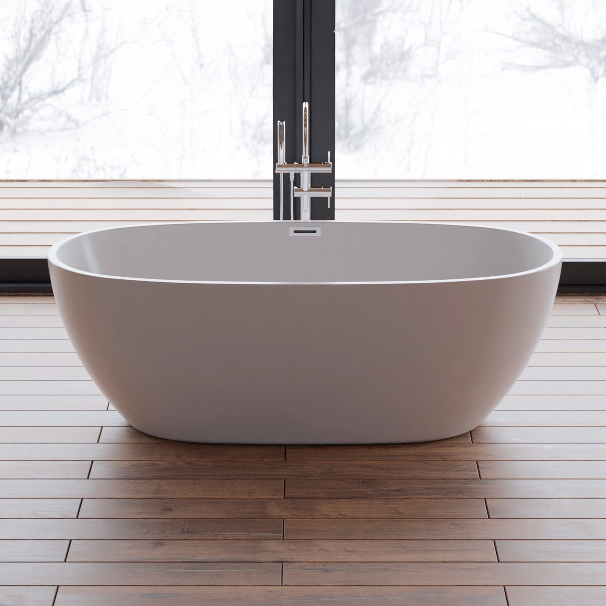 SPALINA Samba - Bañera exenta Oval L. 170 x l. 79 cm