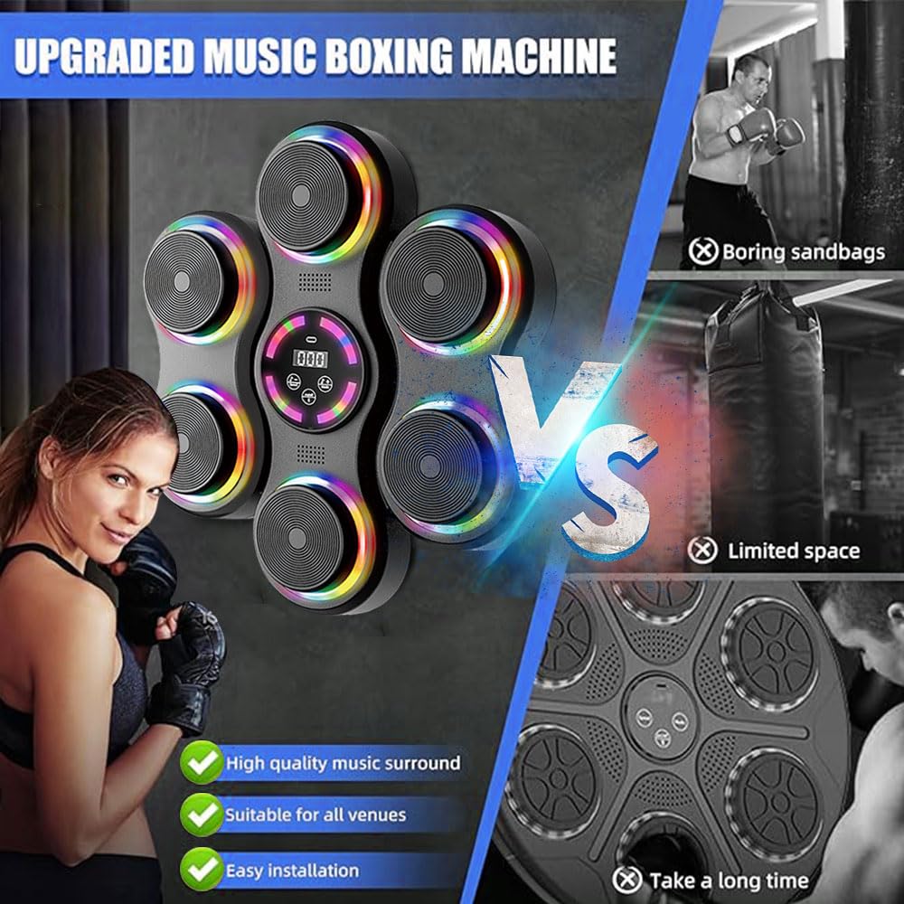 Amazon.com: SPZTJK 2025 New Music Boxing Machine - Upgraded 2.0