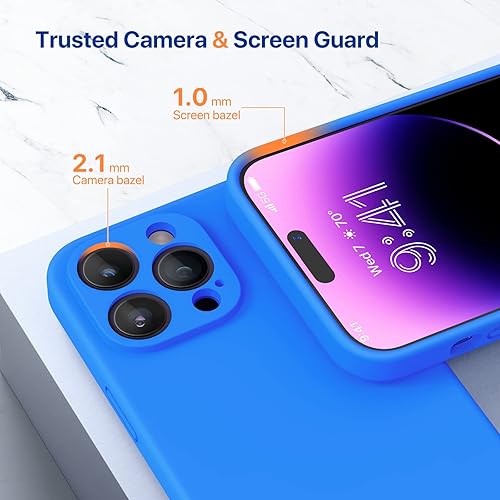 Miniatura 121 de Miracase - Funda diseñada para iPhone 11 con protector de pantalla, funda de goma de silicona líquida, protección total contra caídas y a prueba