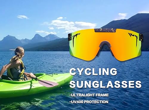 Miniatura 2 de Gafas de sol polarizadas de ciclismo para hombres y mujeres gafas deportivas UV400 para jóvenes gafas resistentes al viento para béisbol correr golf