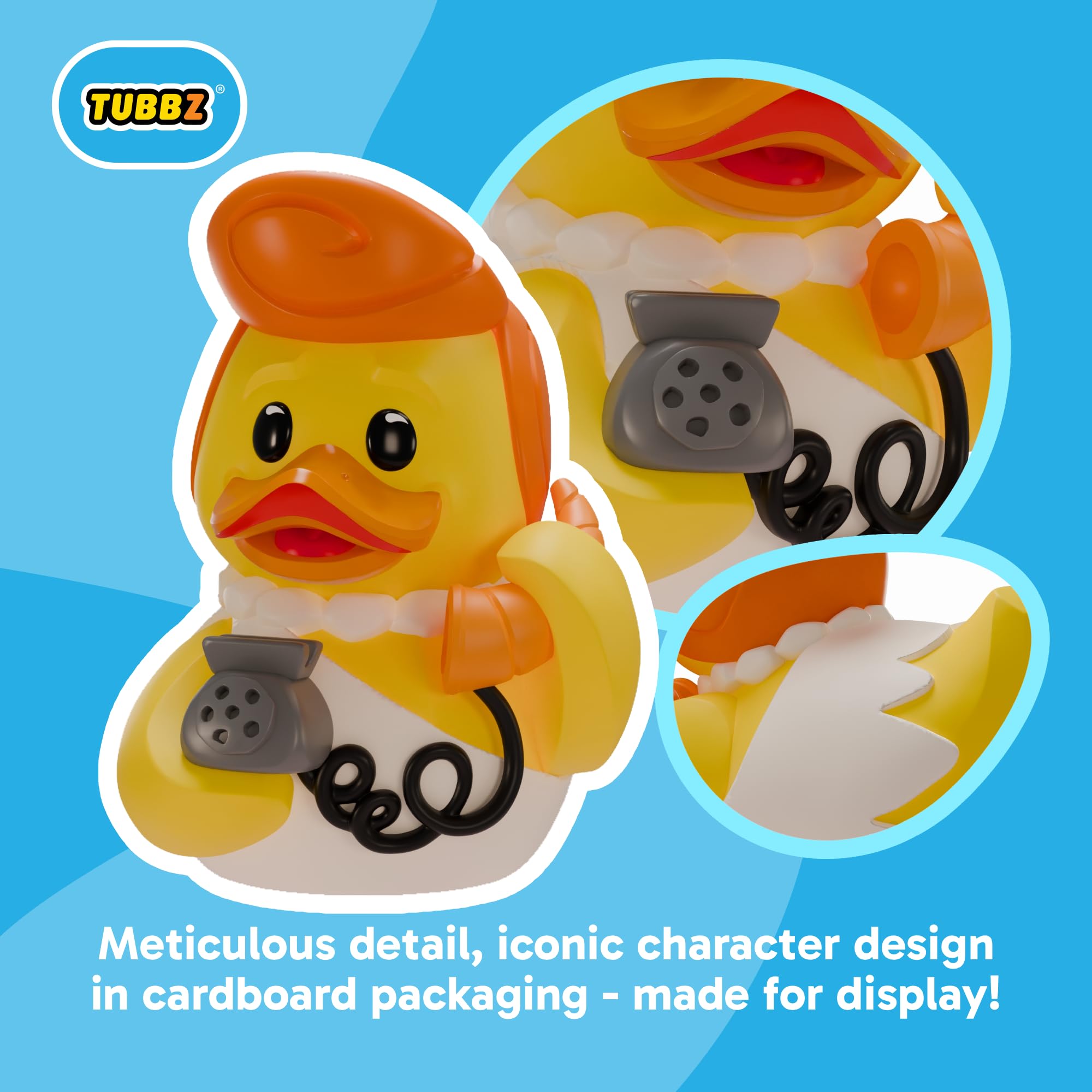 TUBBZ Boxed Edition: Flintstones - Wilma Flintstone Cosplaying Rubber Duck Vinyl Figure - Official Collectible for Fans of Flintstones - Image 2