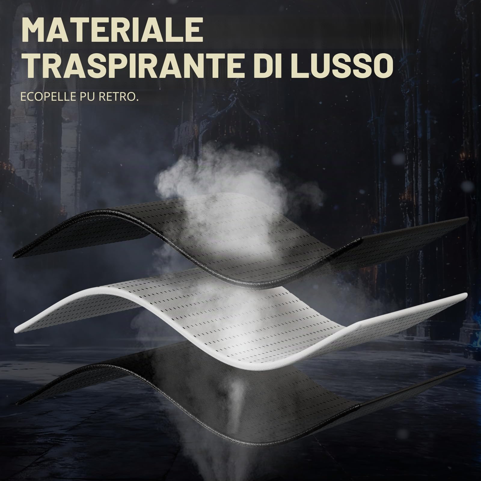 GTPLAYER Sedia da gaming, con poggiapiedi, cuscino lombare, poggiatesta, regolabile in altezza, braccioli regolabili con poggiapiedi, 200 kg, girevole, colore nero