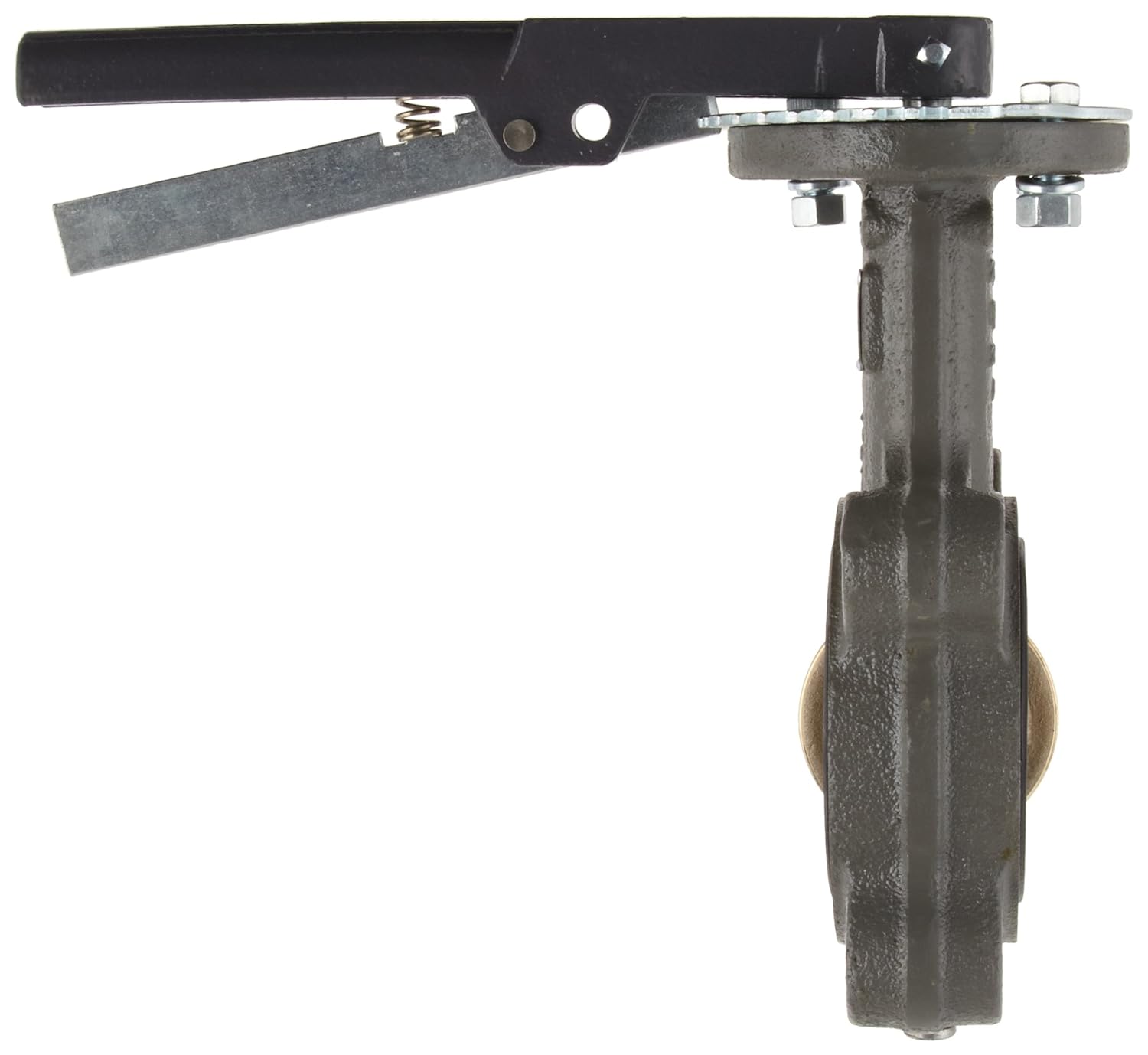 Milwaukee Valve CL223E Series Cast Iron Butterfly Valve, Lug Style, Aluminum/Bronze Disc, EPDM Seat, Lever Handle, 3" Flanged