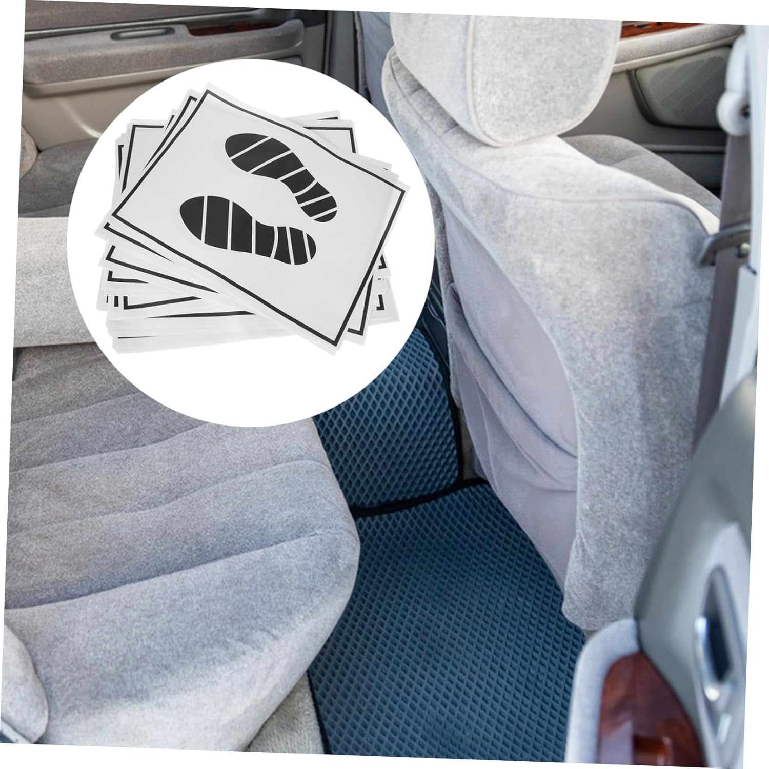 50Pcs Disposable Paper Foot Mats for Vehicles Durable Car Floor Pads Practical Paper Mats to Keep Your Car Clean