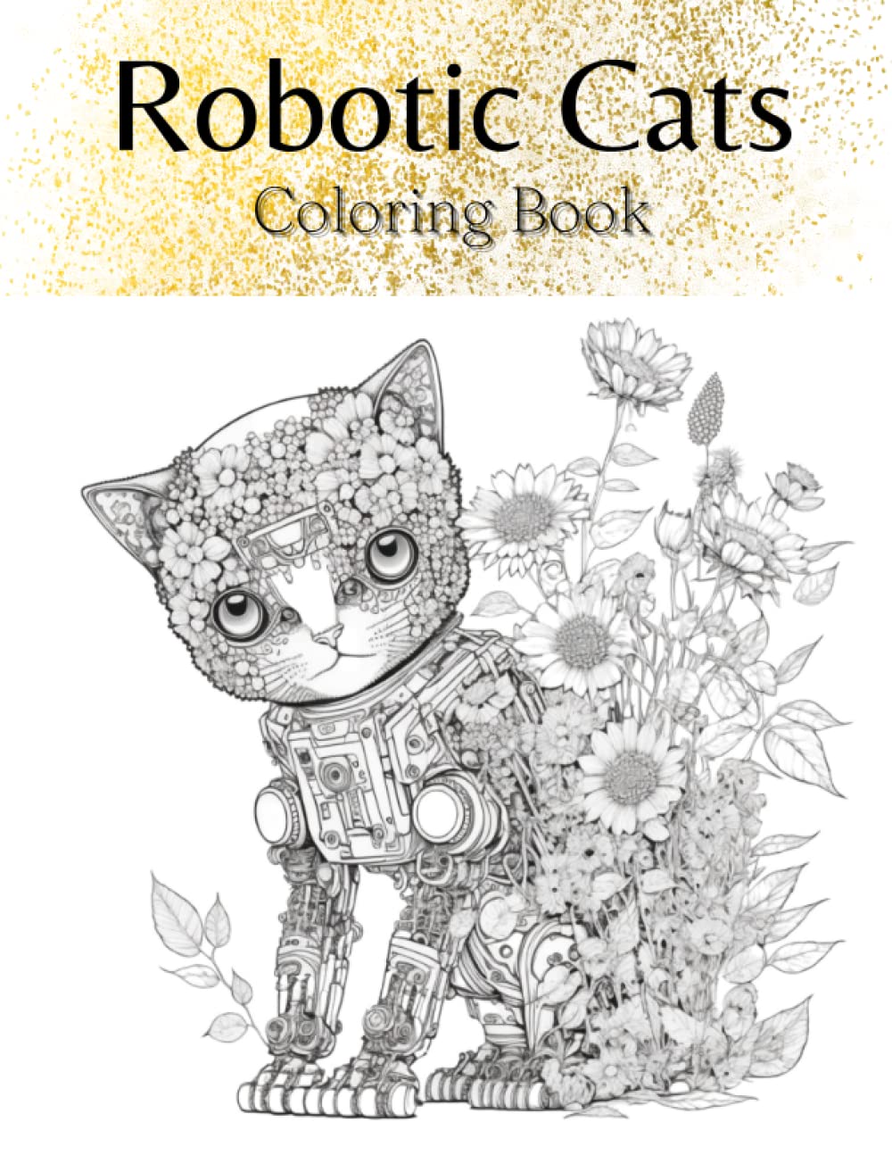 Cadeau coloriage chat robot : l'album idéal pour détendre les petits et les grands