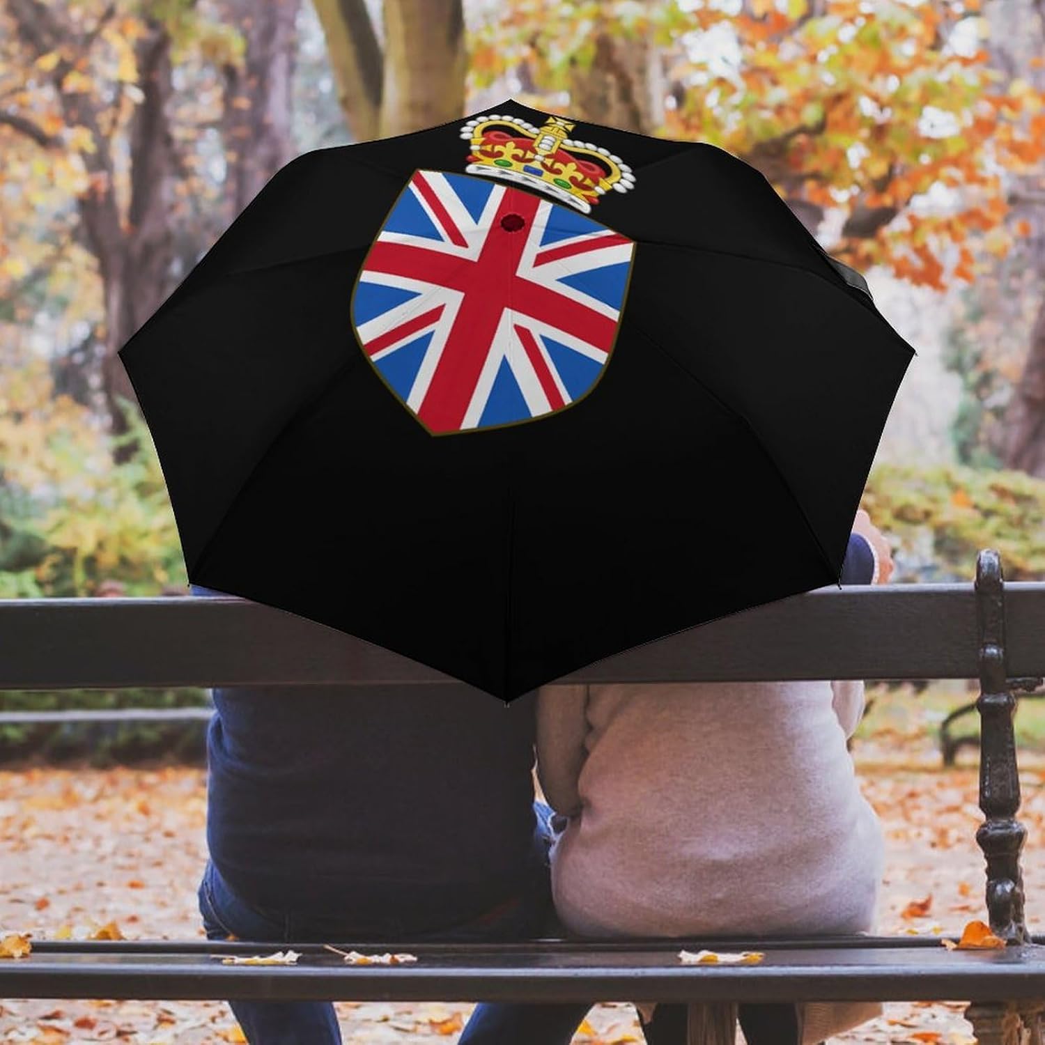 Union Badge of UK Travel Umbrella Windproof Folding Umbrella | Portable,Rain&Sun