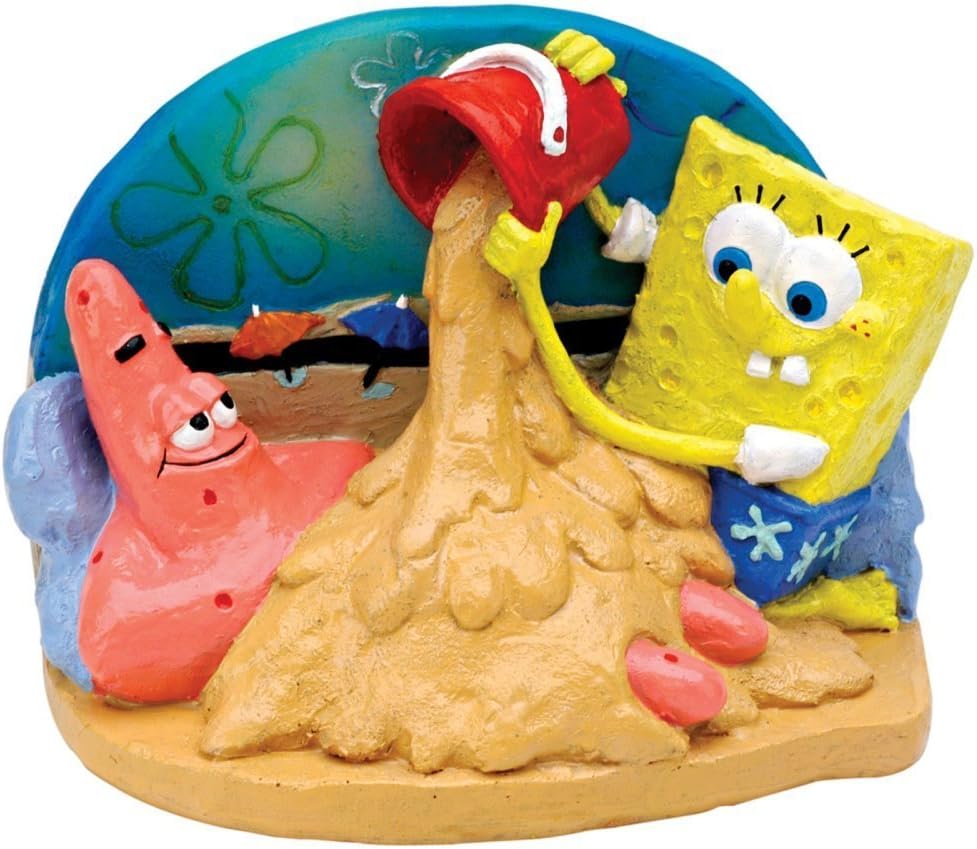 SpongeBob SquarePants® 3" SpongeBob® & Patrick In-The-Sand Aquarium Ornament