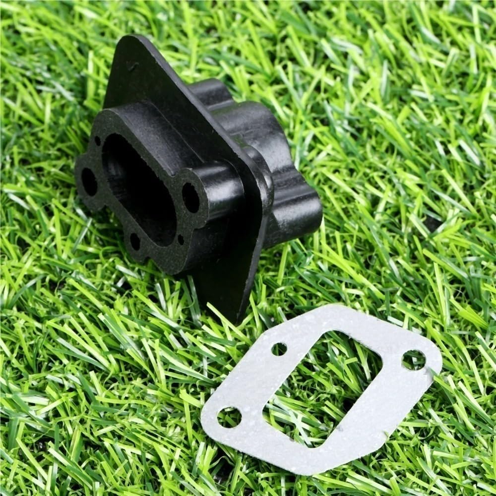 Brush Cutter Manifold with Gaskets Fit for 43cc 52cc Inlet Manifold Hedge Carburettor Parts Engine Parts