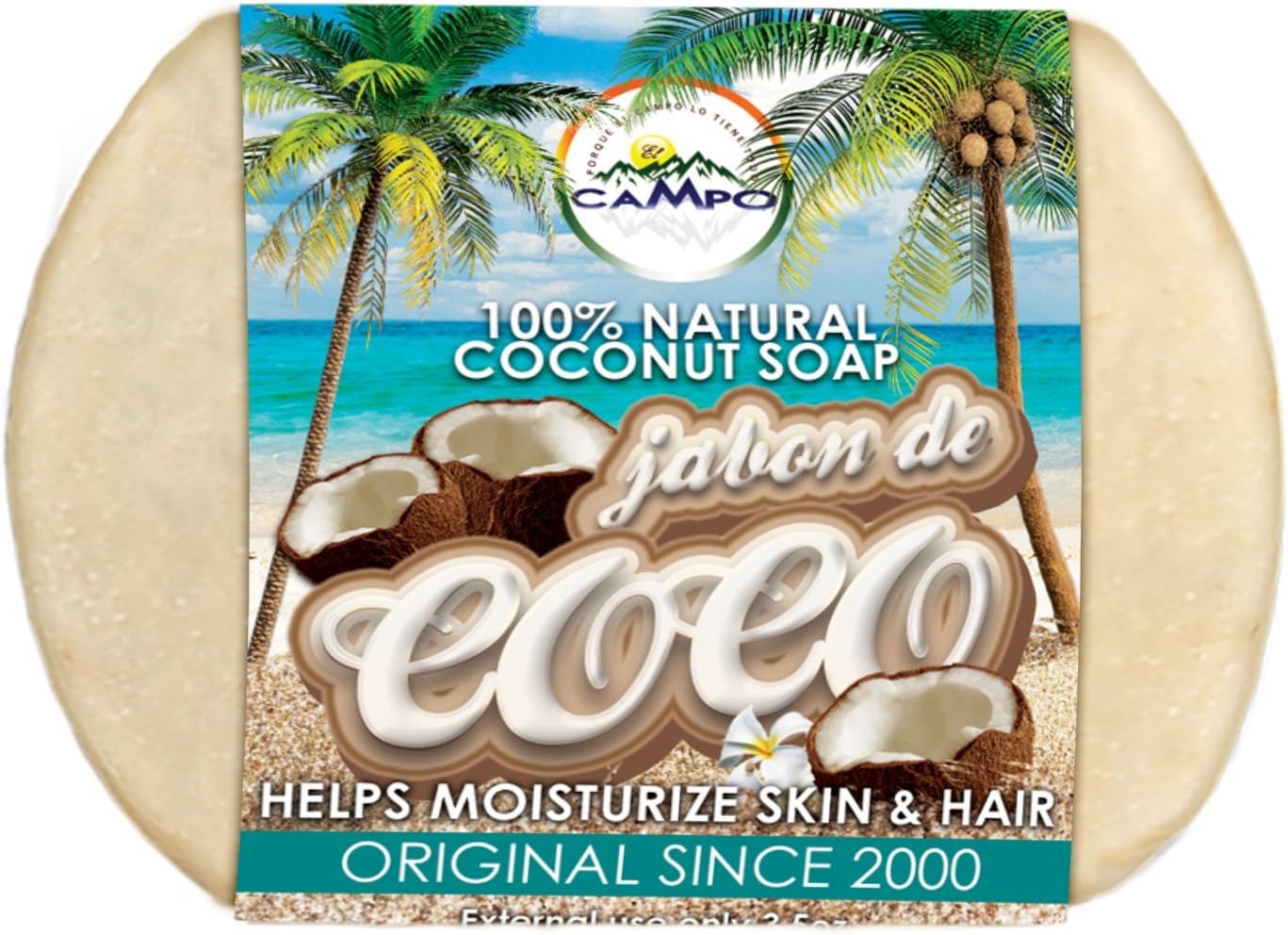 El Campo Jabon De Coco (Coconut Soap) 12 Bars $14.99 Use Once and See The Difference