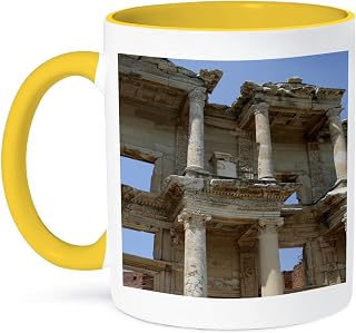Coffee Mug, Size - 15oz - Celsus Lirbary - archaeology, tomb, celcus, ephesus, roman ruins, facade, history, ancient Photography - Ephesus - funny coffee cup gift
