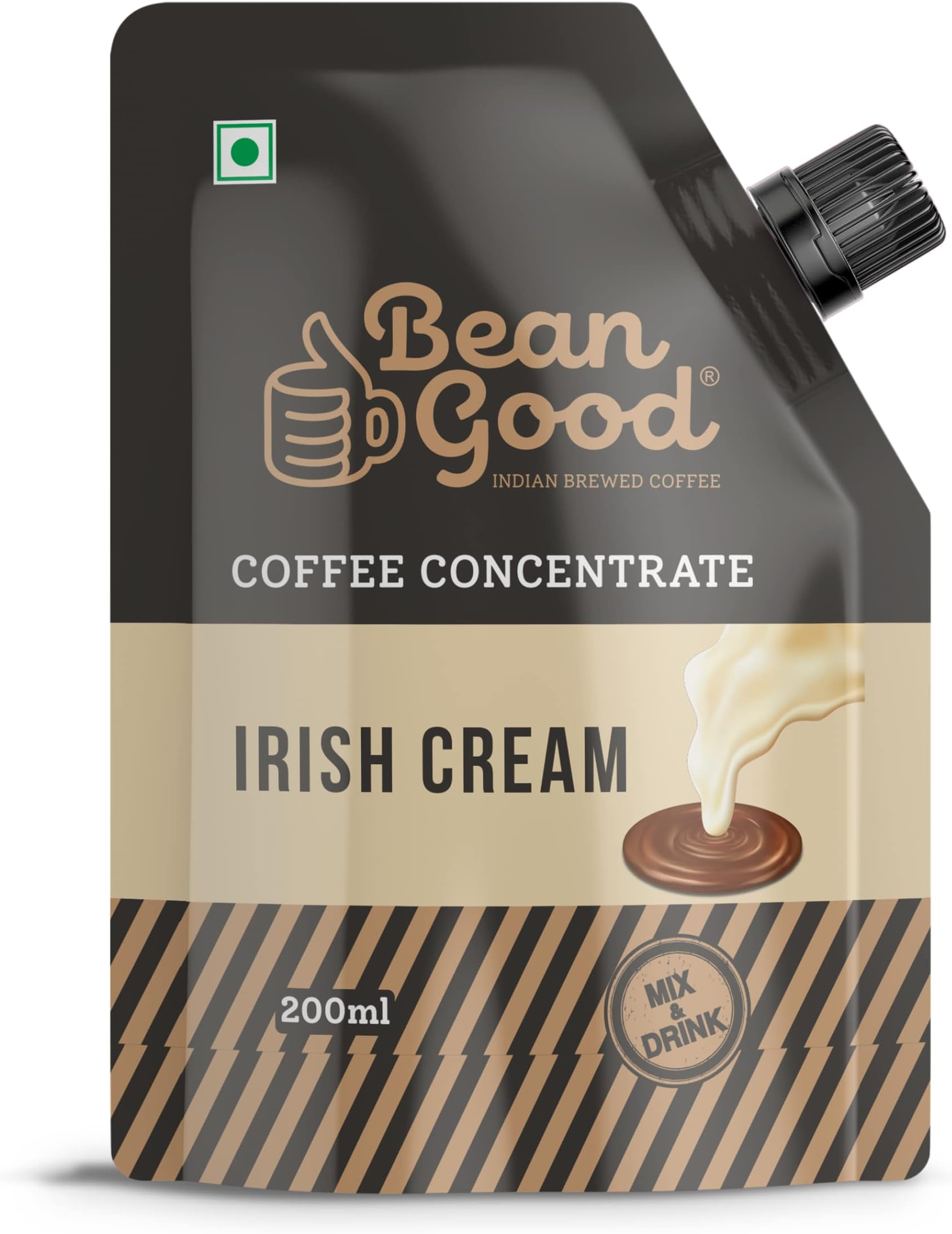 Cold Coffee Concentrate - Irish Cream Flavour- Serves 15 Cups – 200ml - 100% Pure Coffee - Just Add Cold Milk/Sugar