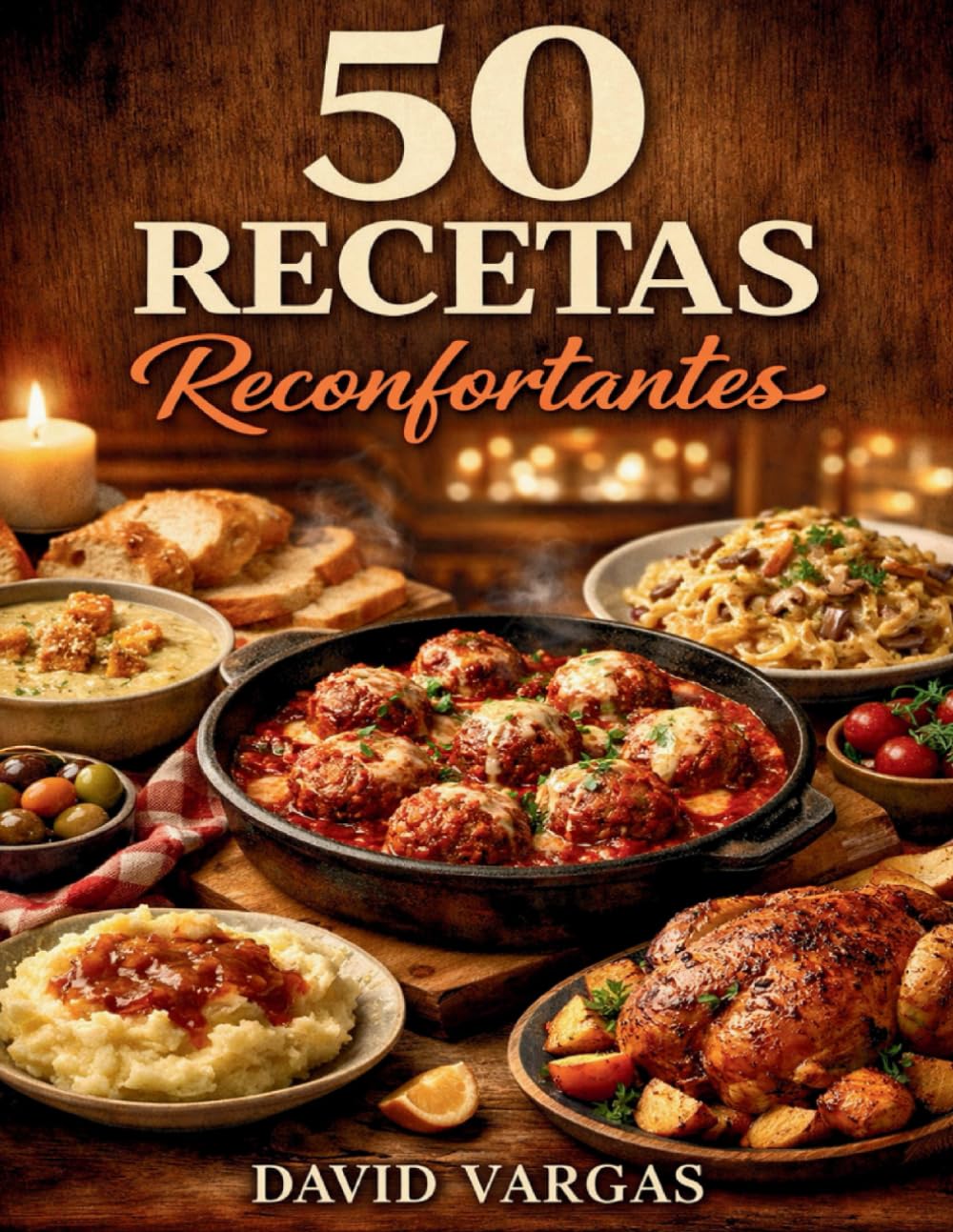 50 Recetas Reconfortantes para Disfrutar en Casa: Platos caseros fáciles que abrazan el paladar