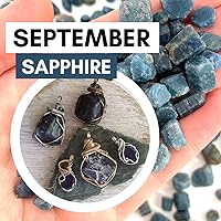 Vista 87 de NEW Designs by Nature Gems Handmade Fire Opal Necklace, October Birthstone Jewelry, With 24 Inch Silver Plated Chain, With a Gift Box, Handmade in