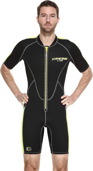Cressi Lido Man Shorty Wetsuit 2mm - Muta Shorty per snorkeling, nuoto e sport acquatici, in Neoprene Ultra Stretch 2mm, per Uomo - 5