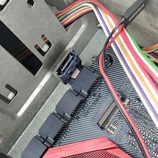 Conector adaptador SATA 7p derecha 90° miniatura 3