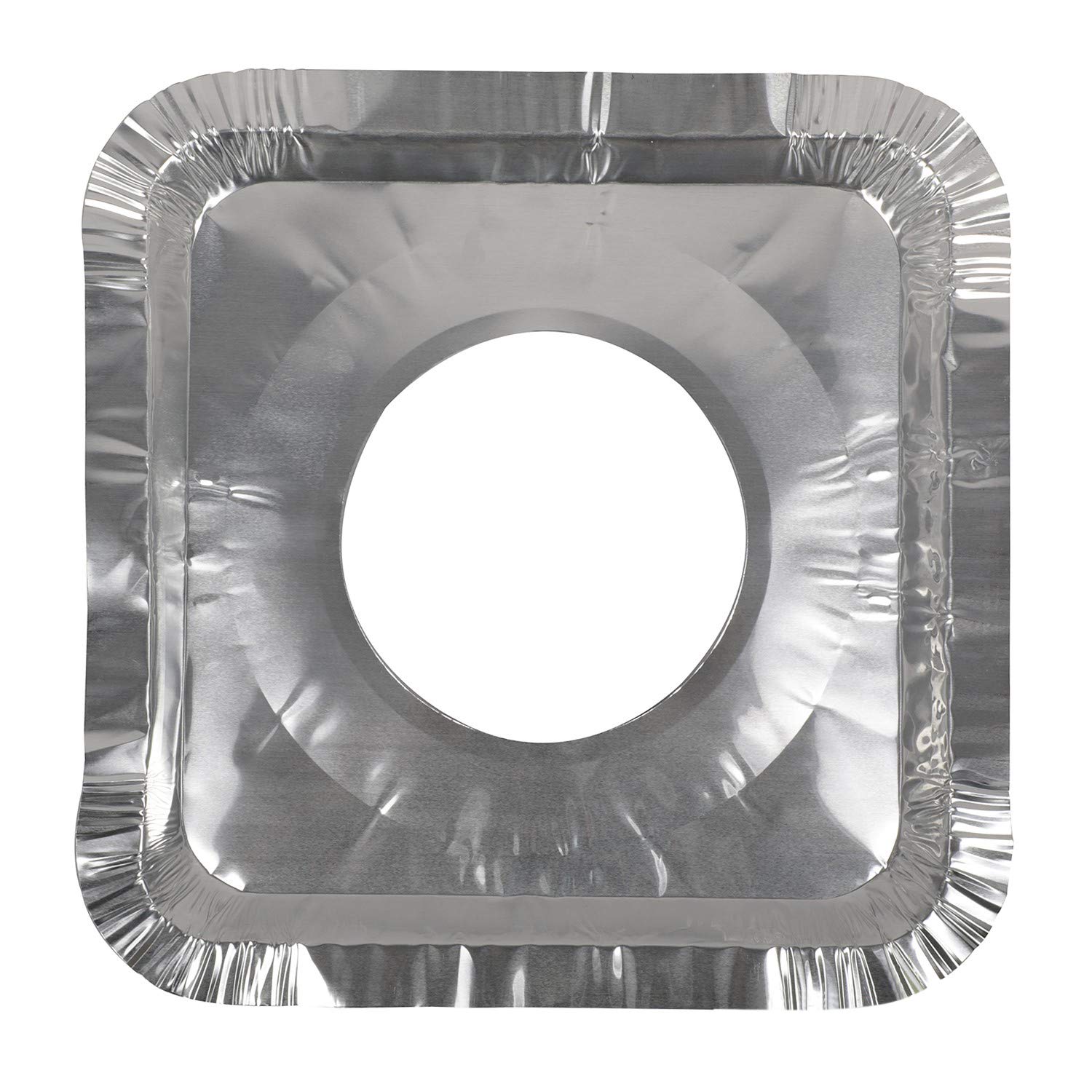 Freshee Aluminium Disposables Burner Cover Burner Guard Gas Hob Range Protectors Stove Liner Cover Cleaners Gas Stove Mats for Fast Kitchen Cleaning, Square - Set of 8-image-37