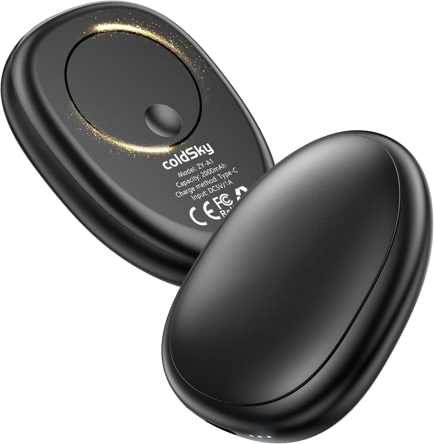 coldSky ZY-A1 Rechargeable Magnetic Hand Warmers and accessories