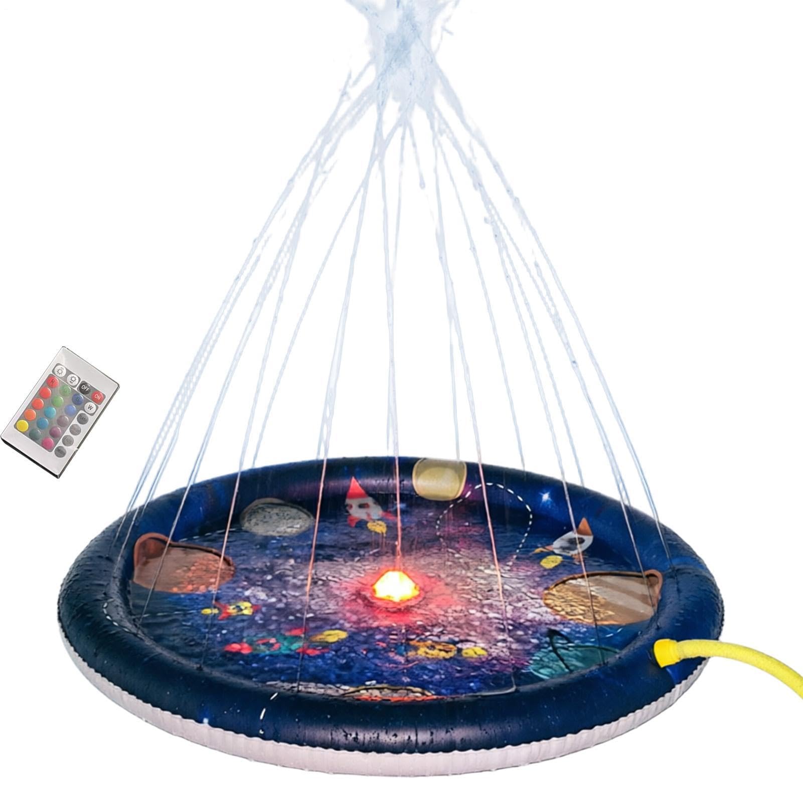 Wassersprinkler für Kinder Pool-Spritzmatte mit -Motiv | Wasser-Sprinkler Spielzeug Für Kinder ab 3 Jahren, für Rasenfläche, Hinterhof, , Park, Pool, Garten, Terrasse, im