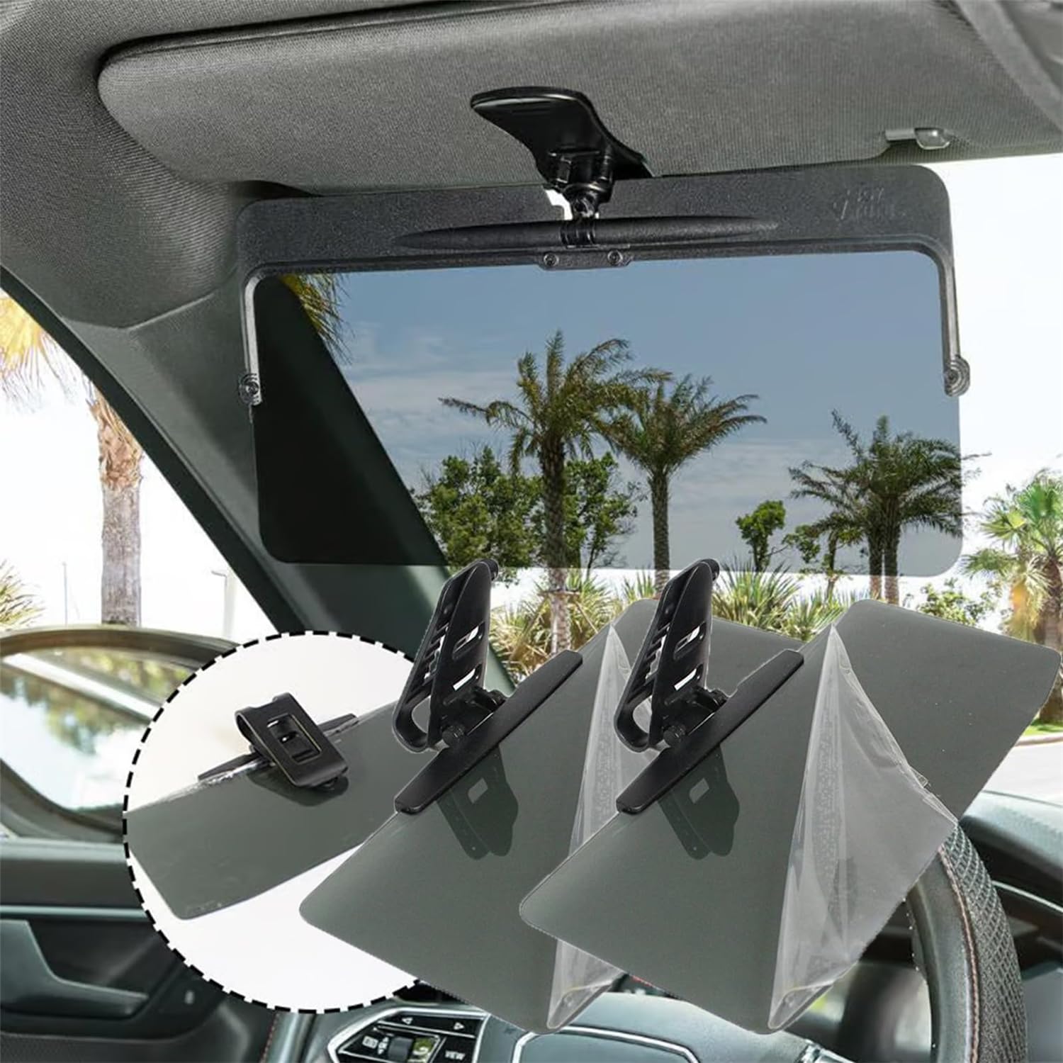 Sun Visor Extension Auto-Sonnenblende, Blendschutz, Anti