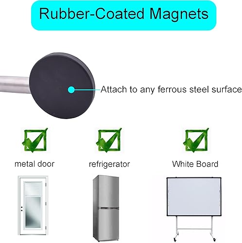 Miniatura 3 de YYST Soporte magnético de 29 pulgadas (29.1 in) para cartas de fecha magnéticas, soporte de calendario para manualidades de niños, calendario de