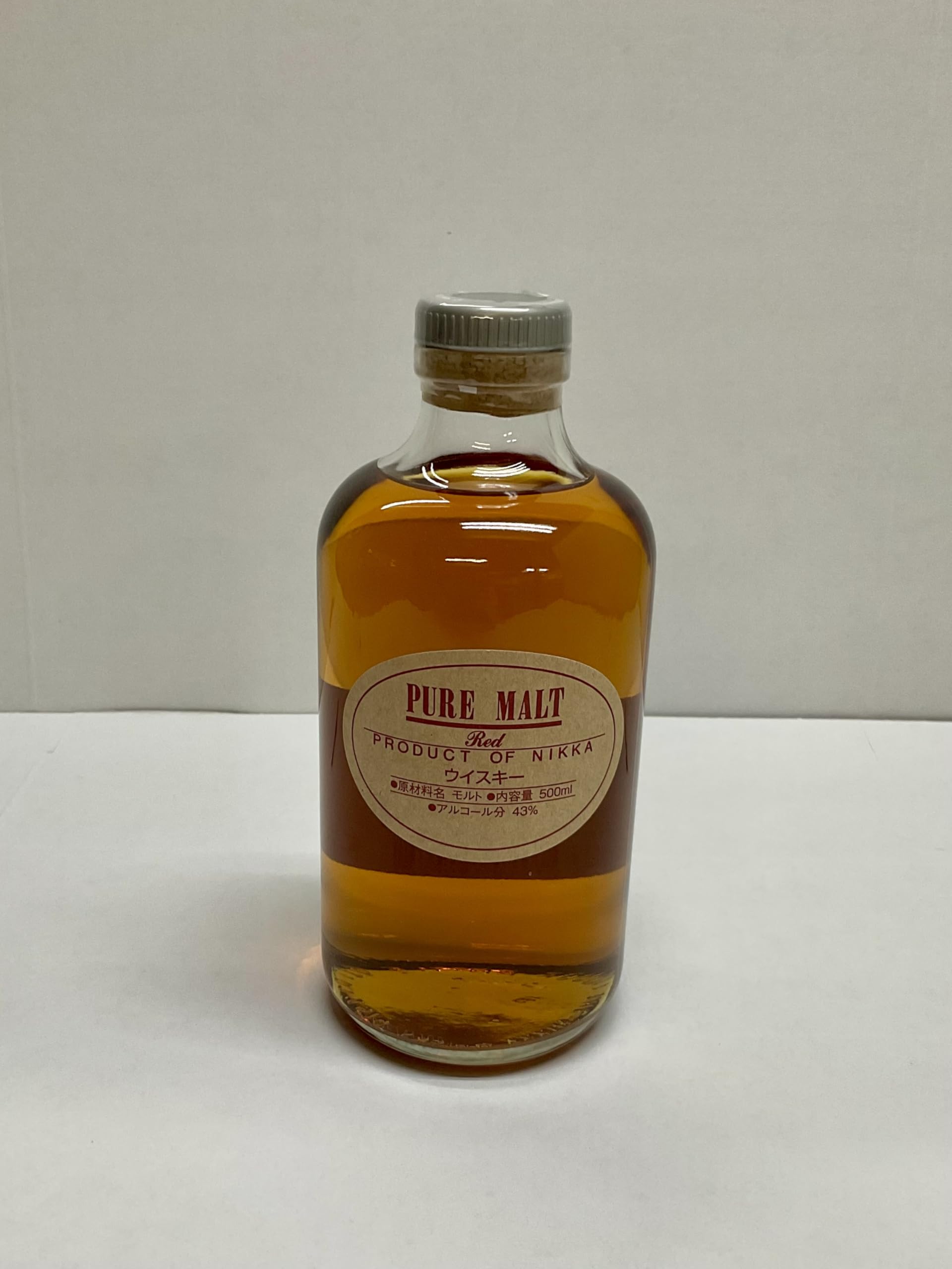Amazon.co.jp: ニッカ ピュアモルト レッド43度 500ml 箱付き : 食品