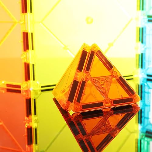 Miniatura 3 de NEOFORMERS Azulejos de construcción magnéticos 70 piezas de bloques de construcción magnéticos 3D para niños juguetes educativos STEM para niños y