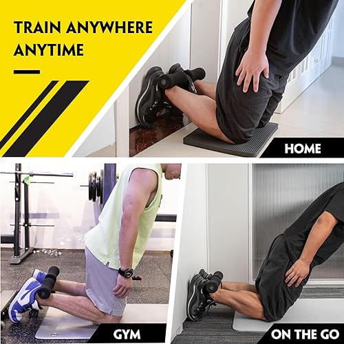 Miniatura 7 de Correa Nórdica para Curl de Isquiotibiales, Correa de Curl Nórdico Soporta 420 Libras Excelente para Curls de Isquiotibiales, Abdominales,