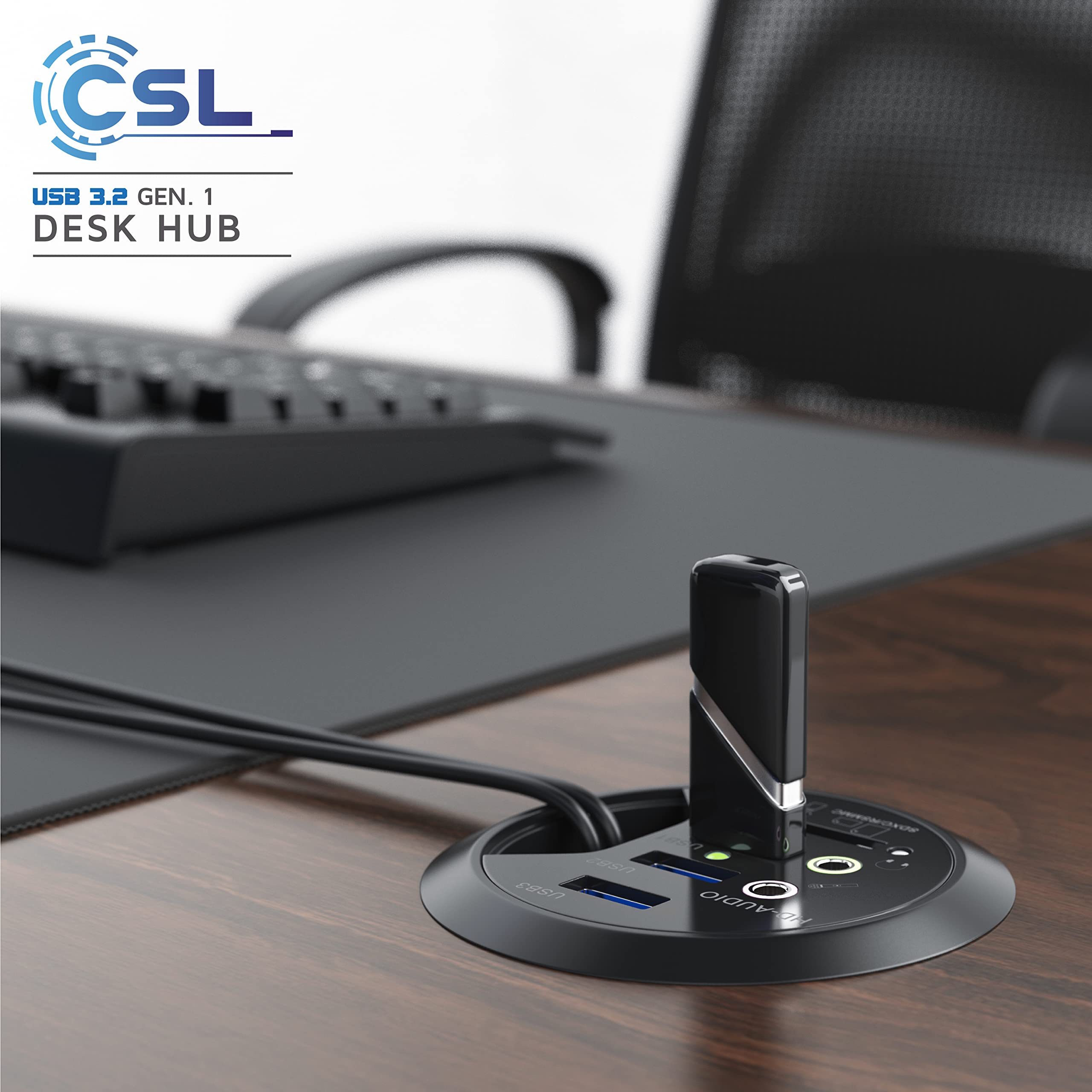 CSL Scheda PCIe USB 3.2 - 2 Porte Esterne + Header Interno Per PC