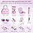 Pretend Play Makeup Kit for Little Girls with Unicorn Purse : Fake (Not Real) Make up Toy Set for Toddler and Kids - Includes Phone with Sounds, Princess Birthday Gift Set for Ages 3 4 5 6 7 8 Years